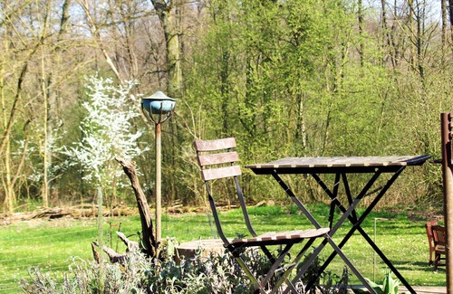 Garzau Apartment | Old forester's house in the nature park, surrounding area of Berlin, own terrace, sauna, WiFi