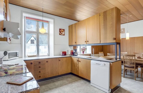Tonder House | Older property in a rural setting with views of the water tower in Tønder.