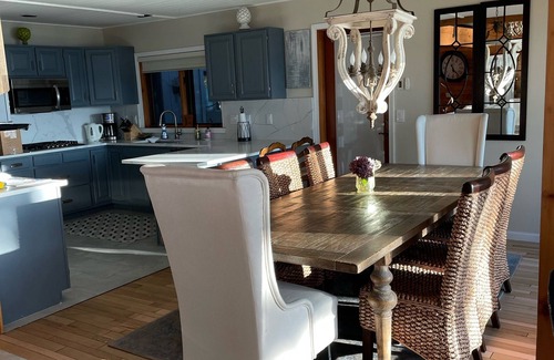 Clam River Cottage | ON TORCH LAKE! Fall Colors are beautiful reflection off of Torch Lake