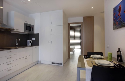 Les Corts Apartment | One-bedroom superior apartment with sofa bed