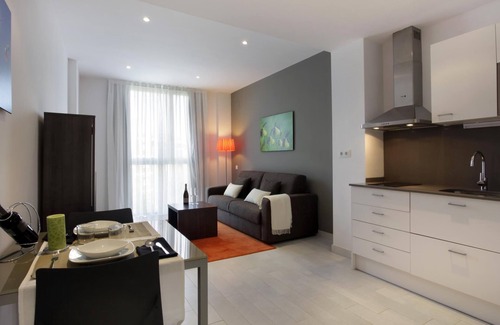 Les Corts Apartment | One-bedroom superior apartment with sofa bed