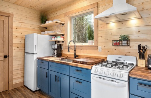 Polebridge Cabin | One of a kind views of Glacier National Park! Elkhorn Cabin at Thunderbird Ridge.