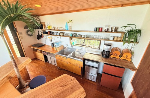 Kikai Island Villa | Only 1 pair per day] Private ocean view villa with BBQ and tent sauna, free parking and water bath