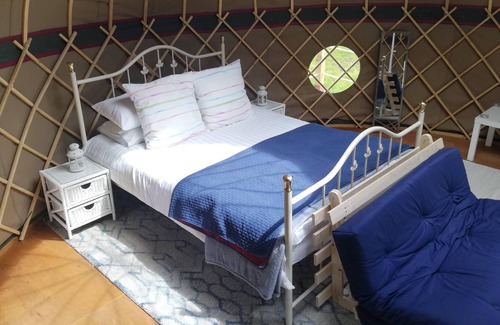 Looe RV Rental | Orchard View Yurt near Looe & Coastal Path