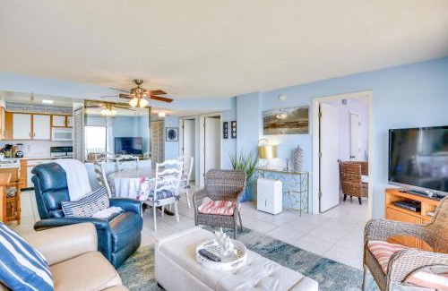 Ormond-by-the-Sea Apartment | Ormond Beach Ocean-View Condo with Private Balcony!