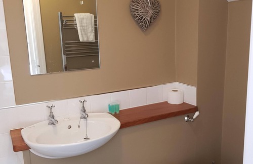 Middleton Cheney Apartment | Outdoor Shepherd's Hut; woodburner, double bed, casette toilet.