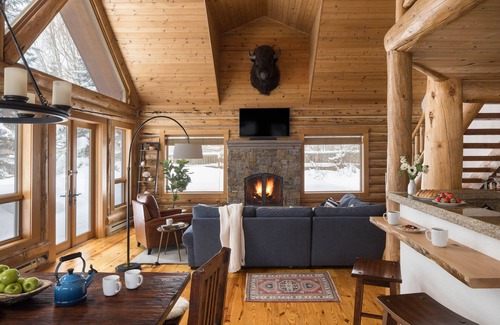 Moose Wilson Road House | Outpost: Aspens Log Cabin - Private Hot Tub!