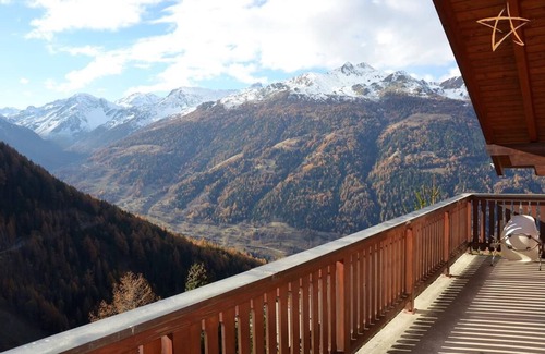 Saint-Luc Ski Chalet | Outside: 6-room chalet, located on the road to the old village, balcony crossing, for 10 people. -In