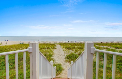 Holden Beach House | Outstanding Beachfront Family Duplex w/Free WiFi, Patio, Deck, Central AC, W/D