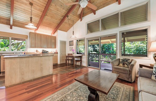 Wainiha House | Paddle to the Beach from a Secluded Riverfront Eden-A/C-Central to Hanalei&Ke'e