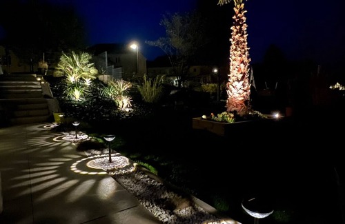 Saarburg Apartment | Palm oasis, exclusive retreat with pool, sauna and garden, adults only