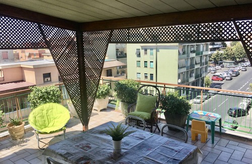 Quartiere XXIII Alessandrino Apartment | PANORAMIC AND BRIGHT PENTHOUSE