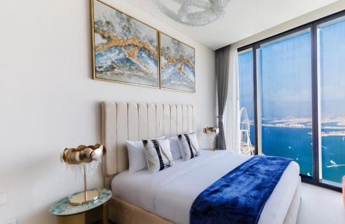 Dubai Marina Apartment | Panoramic Sea & Palm Views 2BR Address Beach Resort JBR