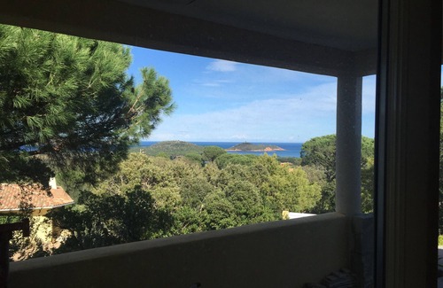 Cirendinu Villa | PANORAMIC VIEW OF VILLATA AND PINARELLU BAYS UPPER PART OF THE VILLA