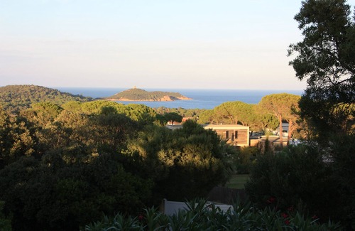 Cirendinu Villa | PANORAMIC VIEW OF VILLATA AND PINARELLU BAYS UPPER PART OF THE VILLA