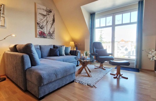 Kuhlungsborn Ost Apartment | Parkblick 23 - Comfortable vacation apartment with west-facing balcony