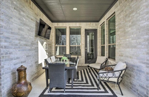Frisco House | Patio and Game Room Modern Home in Frisco