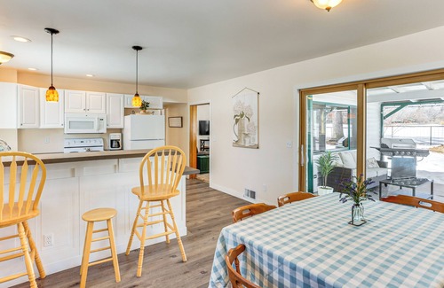 Mancos House | Patio & Mountain Views: Farmhouse in Mancos!