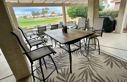 Palm Valley House | PC Furn Golf Course Home. 36 PB courts for Nat's Nov `24 incl cart, hk 'ing util