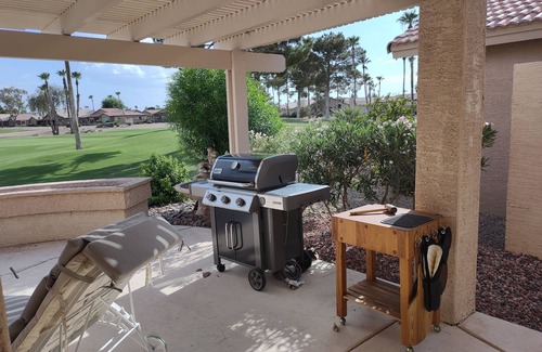 Palm Valley House | PC Furn Golf Course Home. 36 PB courts for Nat's Nov `24 incl cart, hk 'ing util