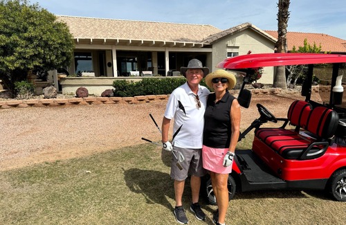 Palm Valley House | PC Furn Golf Course Home. 36 PB courts for Nat's Nov `24 incl cart, hk 'ing util