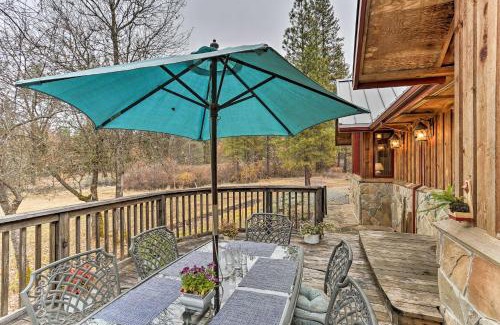 Weaverville House | Peaceful Shasta Cascade Getaway on 15-Acre Ranch!