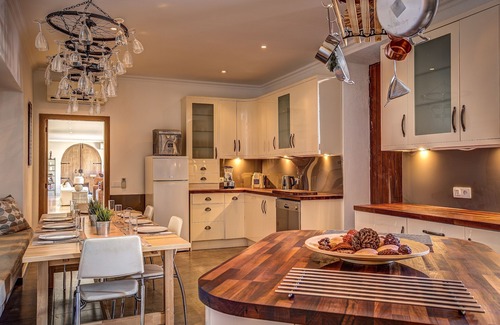 Almancil Villa | Peaceful Village Location, 9 bedrooms, pool, games room, bar