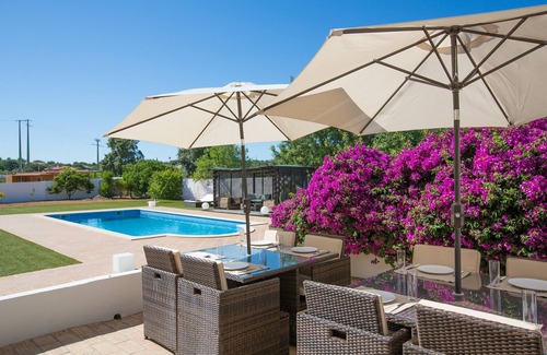Almancil Villa | Peaceful Village Location, 9 bedrooms, pool, games room, bar