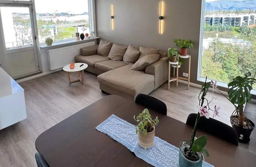 Laugardalur Condo | Penthouse Views in Mid-Reykjavík