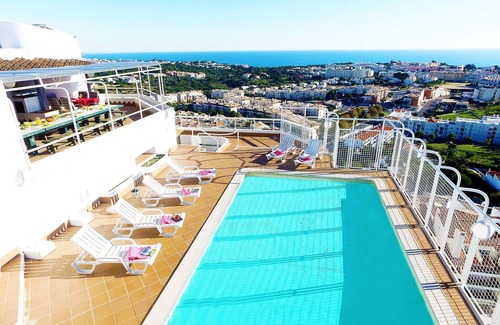 Montechoro Apartment | Penthouse w/Private Pool & Sea View