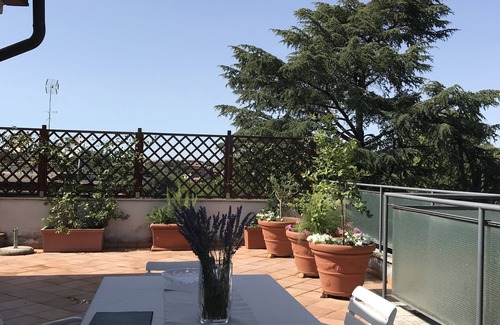 Camilluccia Apartment | Penthouse with large panoramic terrace