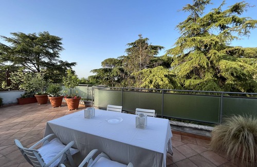 Camilluccia Apartment | Penthouse with large panoramic terrace