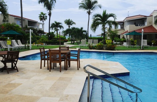 St. John's Condo | perfect beach view condo on 2nd floor balcony newly remodeled