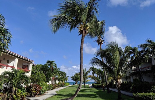 St. John's Condo | perfect beach view condo on 2nd floor balcony newly remodeled