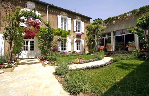 Olonzac House | Period village House with heated pool all year and Enclosed Mediterranean Garden