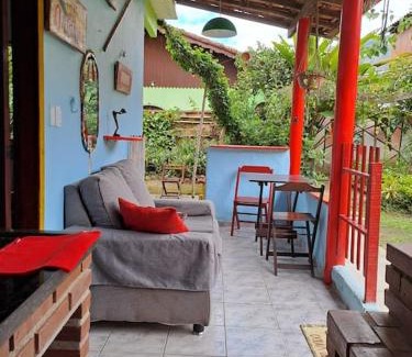 Lumiar House | Perto de tudo em Lumiar com churrasqueira, fogão a lenha e estacionamento