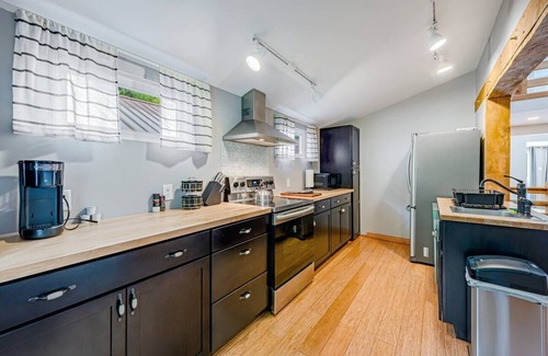 Ligonier House | Pet Friendly Creekside Cabin at Darlington Fish and Swim from the Back Yard!