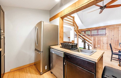 Ligonier House | Pet Friendly Creekside Cabin at Darlington Fish and Swim from the Back Yard!