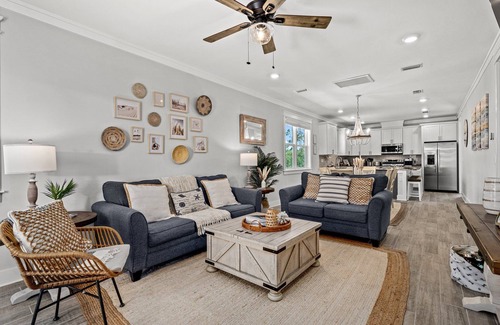 Cape San Blas House | Pet Paradise! Fenced Yard + Steps to Beach + Outdoor Shower + Beach Gear