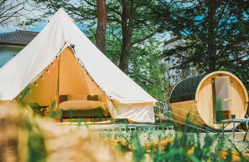Hokuto RV Rental | Plan with private barrel sauna flat rate for up t/Beidu City Yamanashi