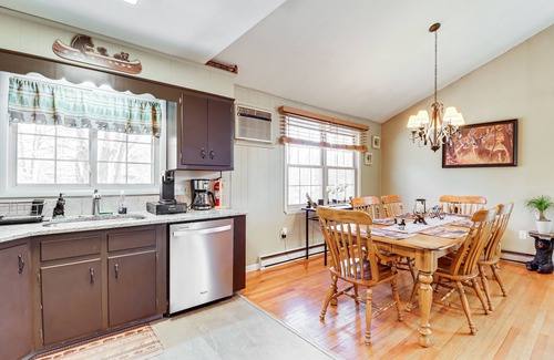 Lake Harmony Estates House | Poconos Home w/Deck: Walk to Lake Harmony!