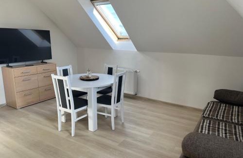 Zlonice Apartment | Podkrovní apartmán se společným bazénem