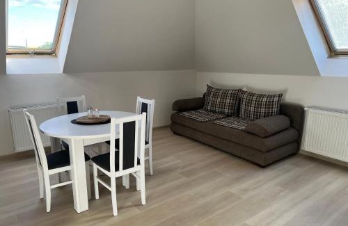 Zlonice Apartment | Podkrovní apartmán se společným bazénem