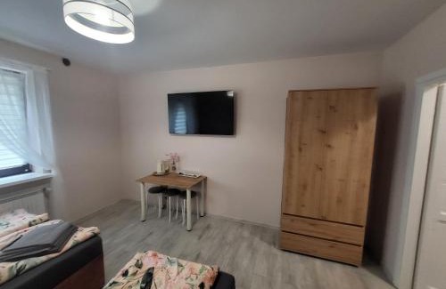Zyrardow Apartment | Pokój z aneksem kuchennym