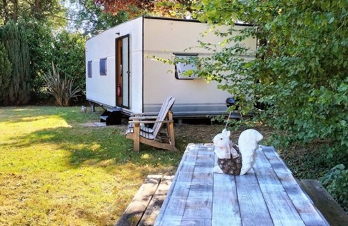 Cartigny l'Epinay House | Pond-side mobile home with private indoor pool, D-Day beaches.