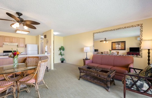 Kapaa Condo | Pono Kai F207 Oceanview AC, POOL, JACUZZI, BBQ, TENNIS