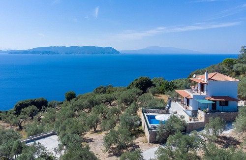 Glossa Villa | Pool Villa -Anastasia-sea views,sunset,wifi,near the village & the port