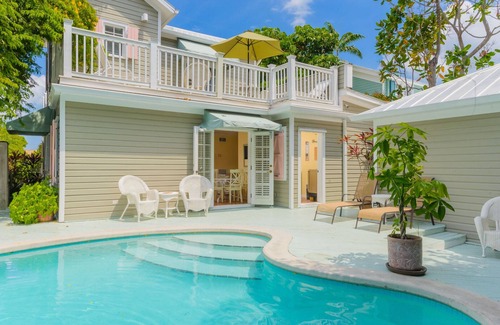 Downtown Villa | Poolside Queen Room Steps from Duval!