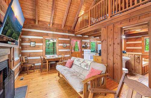Townsend Cabin | Porch Swing, Jacuzzi Tub, Wi-Fi, Dogs ok, near NP