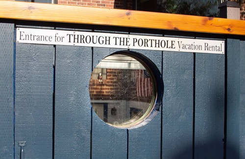 Port Angeles Apartment | PORTHOLE: Peaceful with a private, locked, covered patio to relax/store bikes.